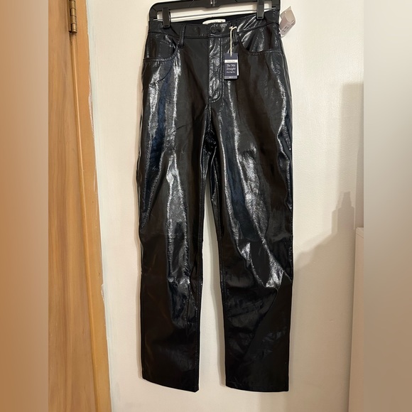 Abercrombie Curve Love Patent Leather Pants - Picture 3 of 3